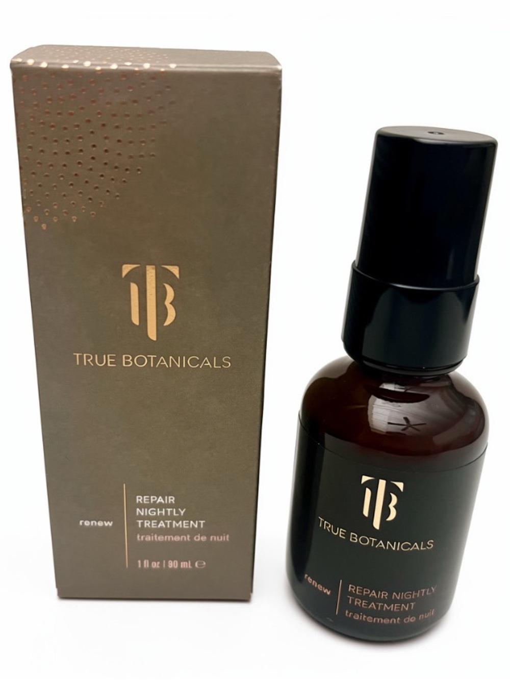 True Botanicals Renew Repair Nightly Treatment - New In Box - 1 Fl Oz / 30 mL
